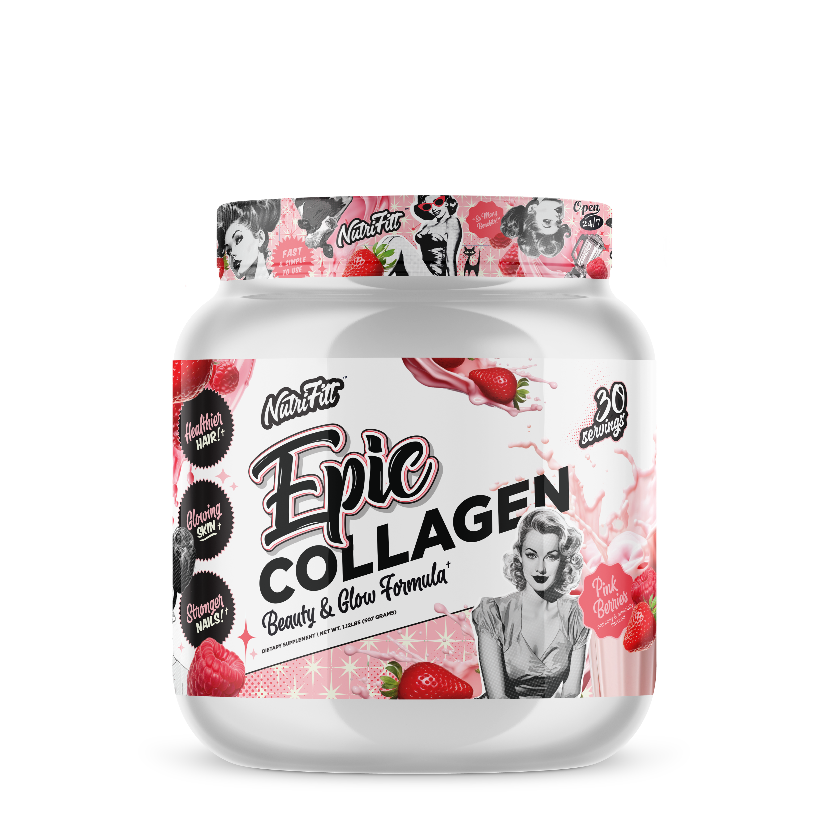 nutrifitt epic collagen strawberry