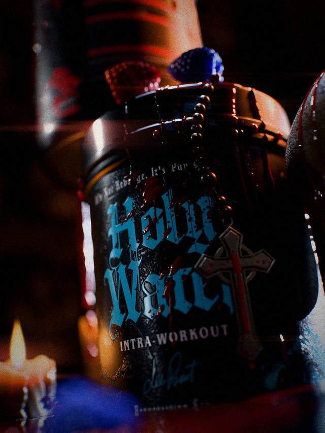 Holy Water Mystic Blue label macro