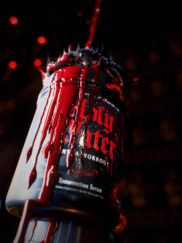 Holy Water Red Sea Raspberry label macro