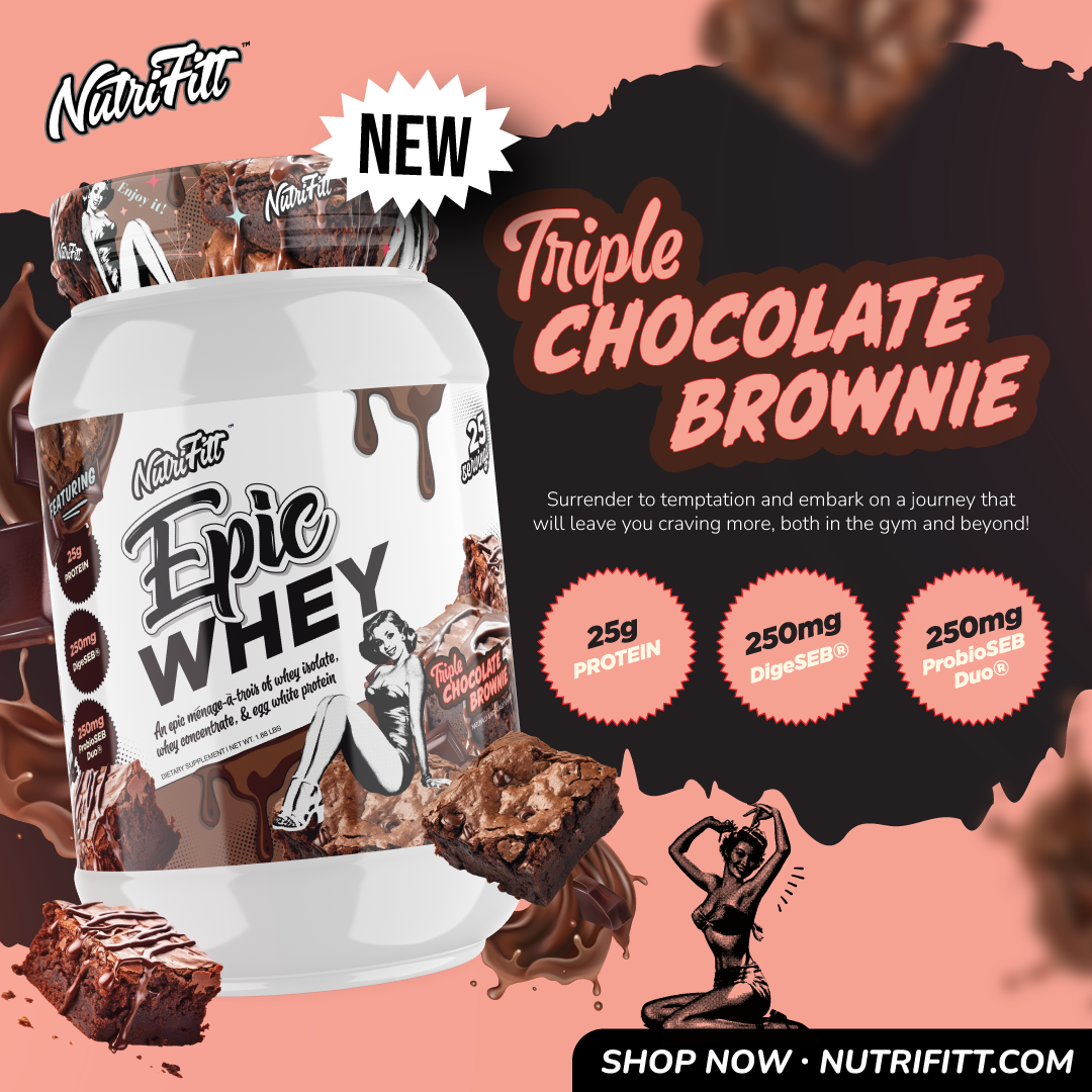 nutrifitt epic whey triple chocolate brownie