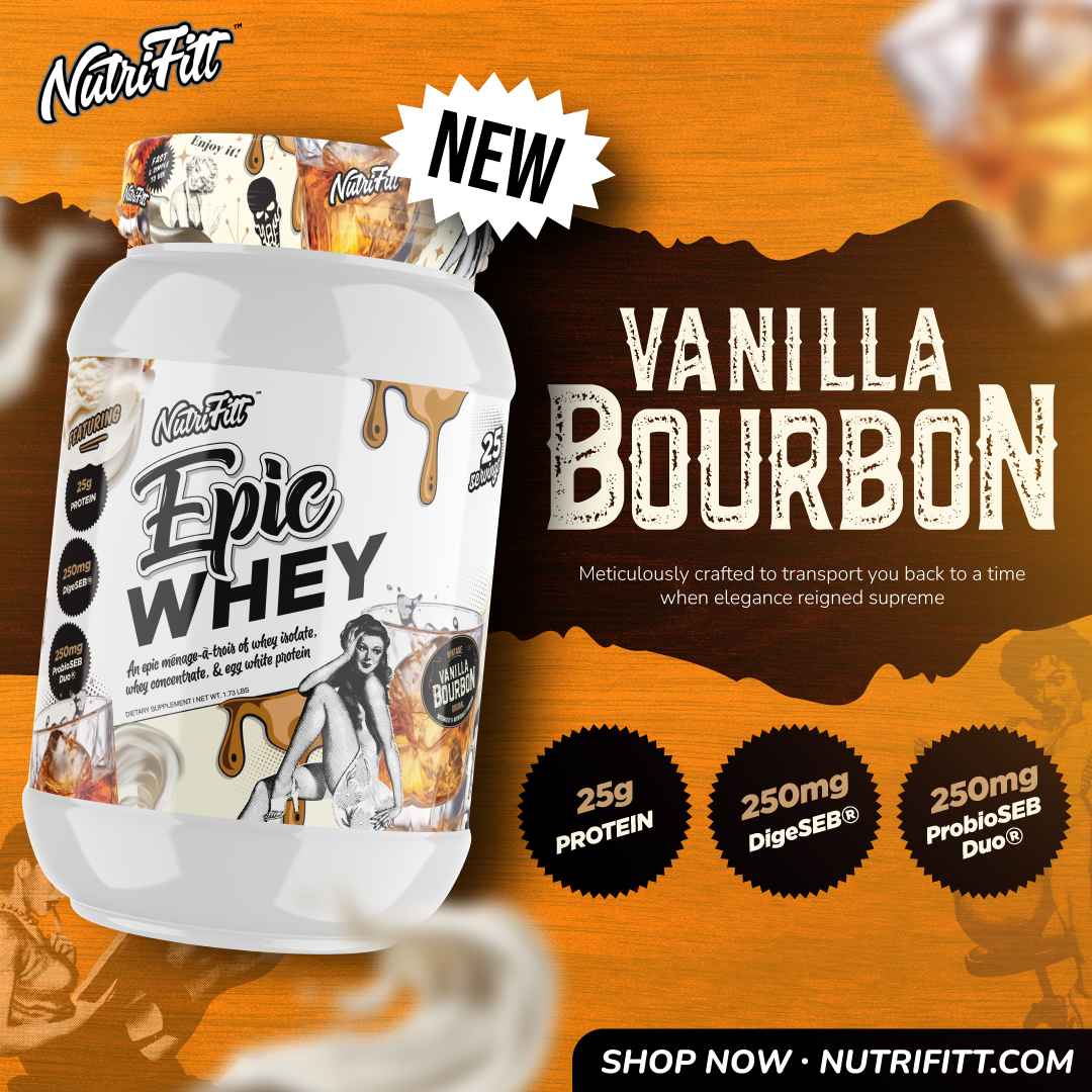 nutrifitt epic whey vanilla bourbon