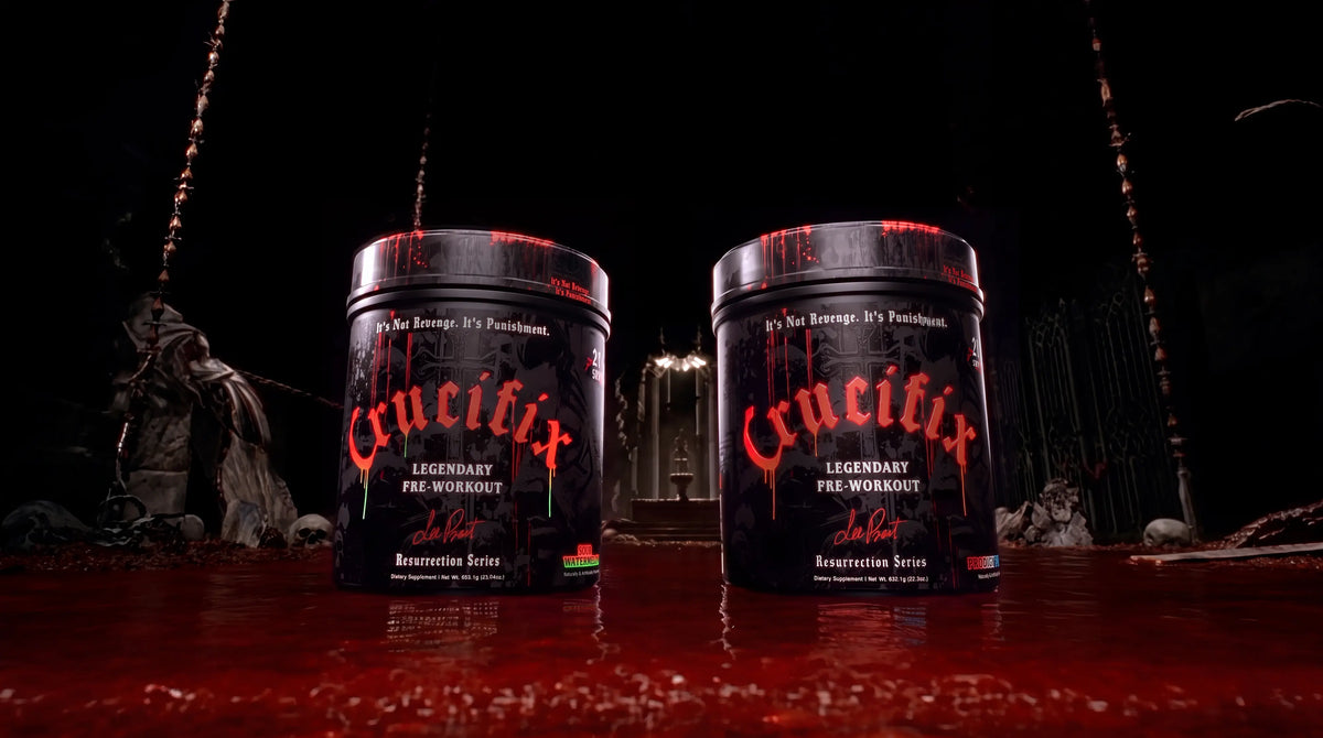 Lee Priest Crucifix pre-workout from the NutriFitt Resurrection Series